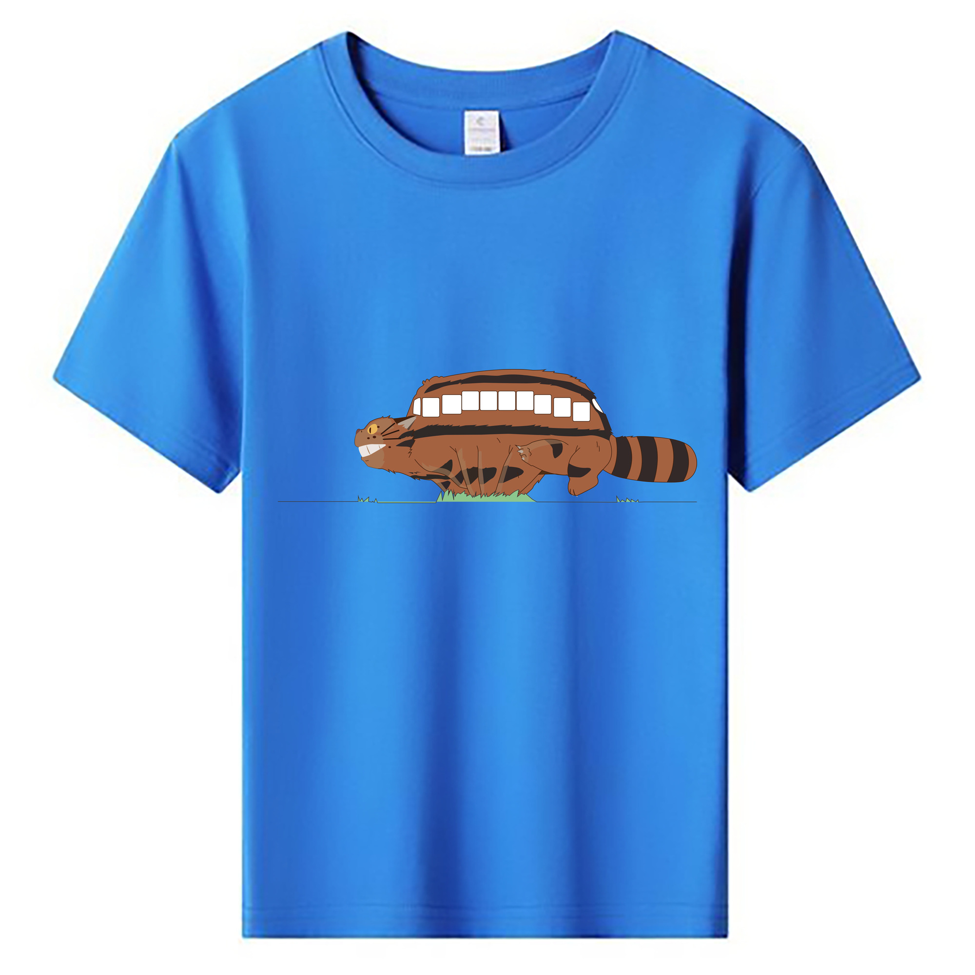 （画像用） となりのトトロ 草壁メイ 草壁サツキ My Neighbor Totoro Satsuki Kusakabe Mei Kusakabe 綿100％キッズTシャツ（フロントプリント）